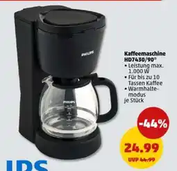 PENNY Kaffeemaschine HD7430/90 Angebot
