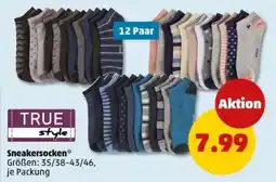 PENNY Sneakersocken Angebot