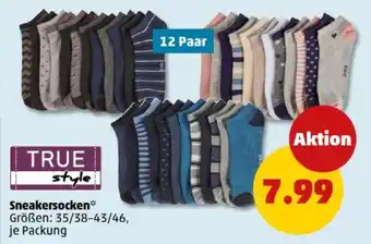 PENNY Sneakersocken Angebot