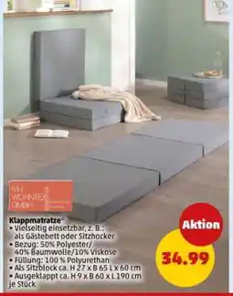 PENNY Klappmatratze Angebot