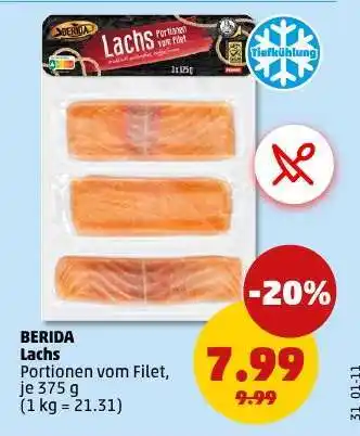 PENNY BERIDA Lachs Angebot