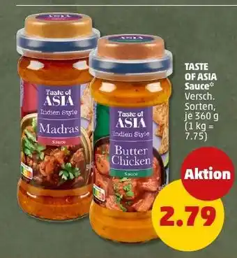 PENNY TASTE OF ASIA Sauce Angebot