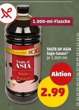 PENNY TASTE OF ASIA Soja-Sauce Angebot