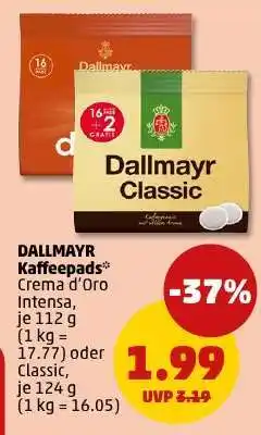 PENNY DALLMAYR Kaffeepads Angebot