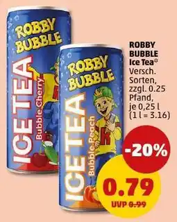 PENNY ROBBY BUBBLE Ice Tea Angebot