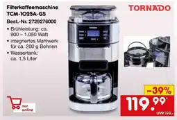 Netto Marken-Discount Filterkaffeemaschine TCM-1025A-GS Angebot