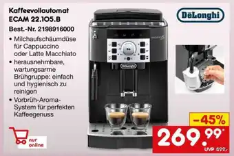 Netto Marken-Discount Kaffeevollautomat ECAM 22.105.B Angebot