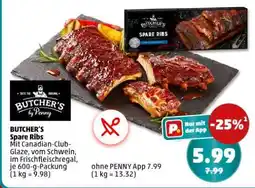 PENNY BUTCHER'S Spare Ribs Angebot
