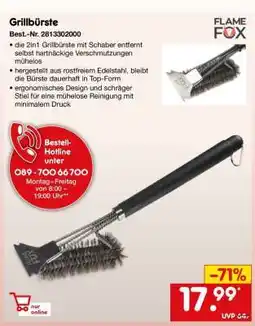 Netto Marken-Discount Grillbürste Angebot