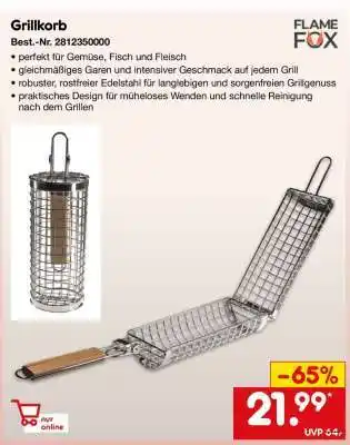 Netto Marken-Discount Grillkorb Angebot