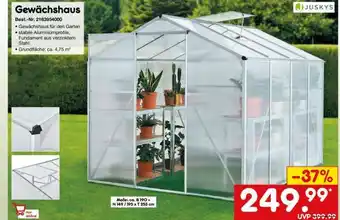 Netto Marken-Discount Gewächshaus Angebot