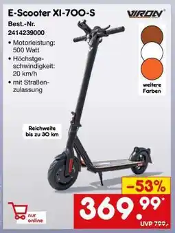 Netto Marken-Discount E-SCOOTER XI-700-S Angebot