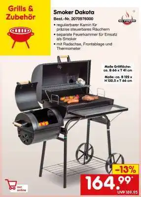 Netto Marken-Discount Smoker Dakota Angebot