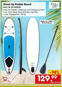 Netto Marken-Discount Stand-Up-Paddle-Board Angebot