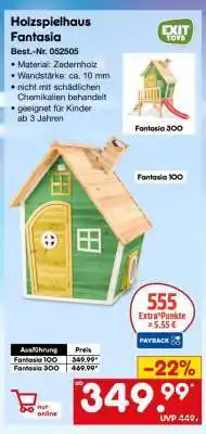 Netto Marken-Discount Holzspielhaus Fantasia Angebot