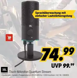 MEDIMAX JBL Tisch-Mikrofon Quantum Stream Angebot