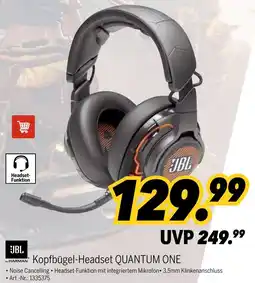 MEDIMAX JBL Kopfbügel-Headset QUANTUM ONE Angebot