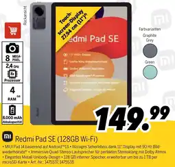MEDIMAX Redmi Pad SE (128GB Wi-Fi) Angebot