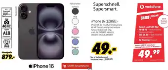MEDIMAX iPhone 16 (128GB) Angebot