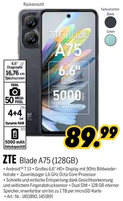 MEDIMAX ZTE Blade A75 (128GB) Angebot