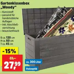 Thomas Philipps Gartenkissenbox ,,Woody" Angebot