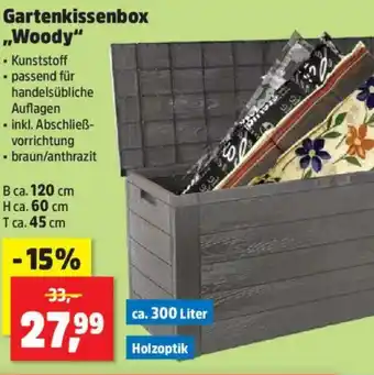 Thomas Philipps Gartenkissenbox ,,Woody" Angebot