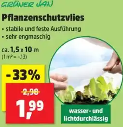 Thomas Philipps GRÜNER JAN Pflanzenschutzvlies Angebot