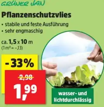 Thomas Philipps GRÜNER JAN Pflanzenschutzvlies Angebot