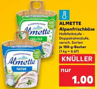 Kaufland ALMETTE Alpenfrischkäse Angebot