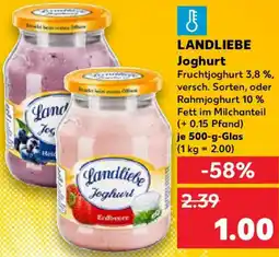 Kaufland LANDLIEBE Joghurt Angebot