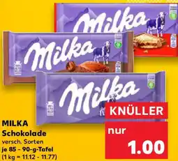 Kaufland MILKA Schokolade Angebot