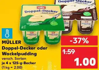 Kaufland MÜLLER Doppel-Decker oder Wackelpudding Angebot