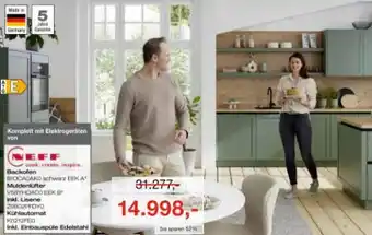 Möbel Inhofer Schüller Möbelwerk Einbauküche Newport Satin Angebot
