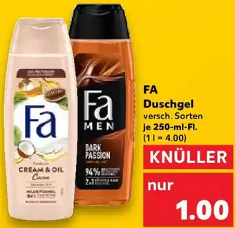 Kaufland FA Duschgel Angebot