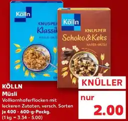 Kaufland KÖLLN Müsli Angebot