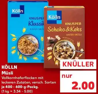 Kaufland KÖLLN Müsli Angebot