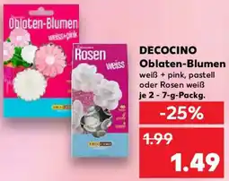 Kaufland DECOCINO Oblaten-Blumen Angebot