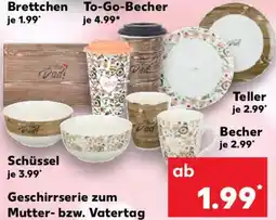 Kaufland Geschirrserie zum Mutter- bzw. Vatertag Angebot