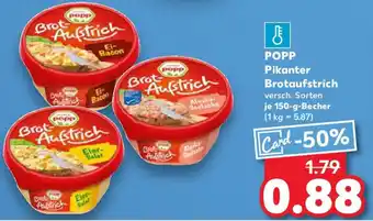 Kaufland POPP Pikanter Brotaufstrich Angebot