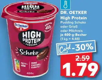 Kaufland DR. OETKER High Protein Angebot