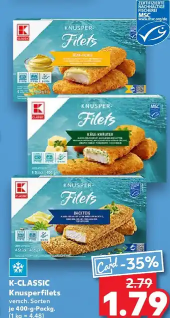 Kaufland K-CLASSIC Knusperfilets Angebot