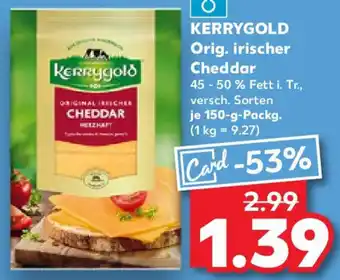 Kaufland KERRYGOLD Orig. irischer Cheddar Angebot