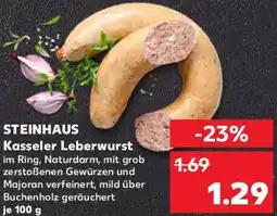 Kaufland STEINHAUS Kasseler Leberwurst Angebot