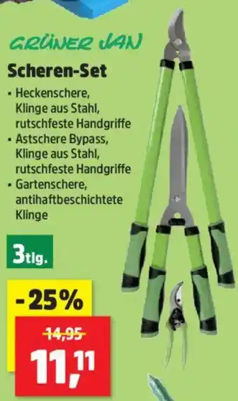 Thomas Philipps GRÜNER JAN Scheren-Set Angebot