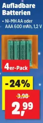 Thomas Philipps Aufladbare Batterien Angebot