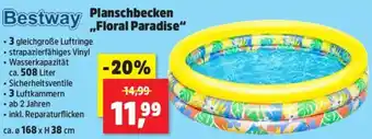 Thomas Philipps Bestway Planschbecken ,,Floral Paradise" Angebot
