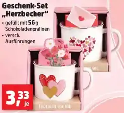 Thomas Philipps Geschenk-Set „Herzbecher" Angebot
