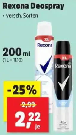 Thomas Philipps Rexona Deospray Angebot