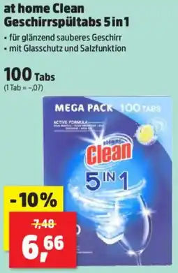 Thomas Philipps at home Clean Geschirrspültabs 5in1 Angebot