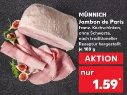 Kaufland MÜNNICH Jambon de Paris Angebot